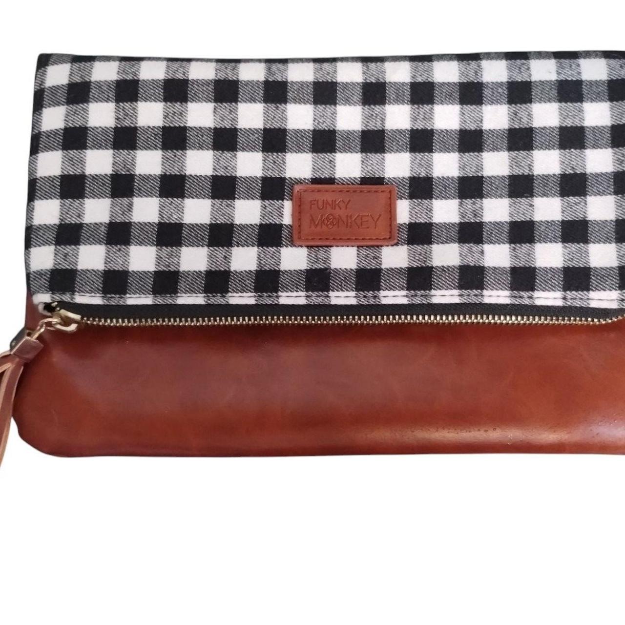 Source Unknown Women's Leather Bag - Brown/Black … - image 2