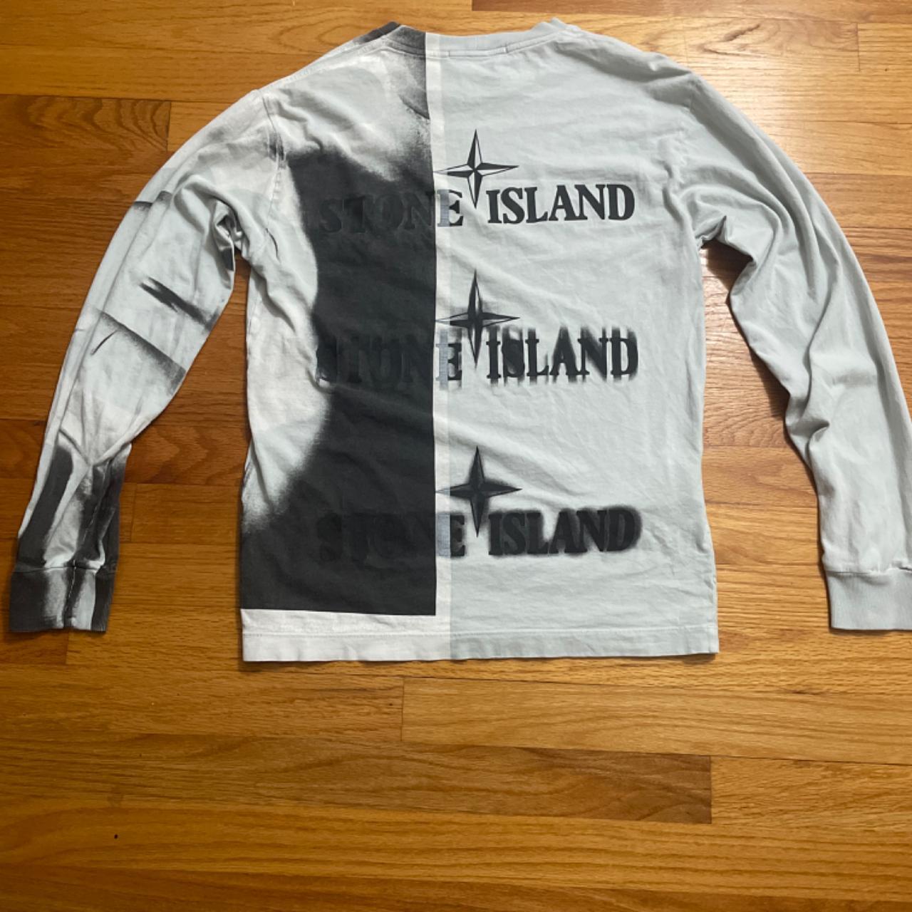 Stone Island Men's Grey T-shirt (4)
