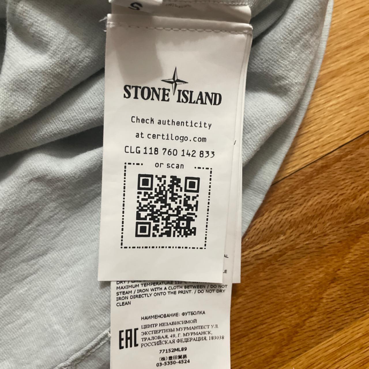 Stone Island Men's Grey T-shirt (5)