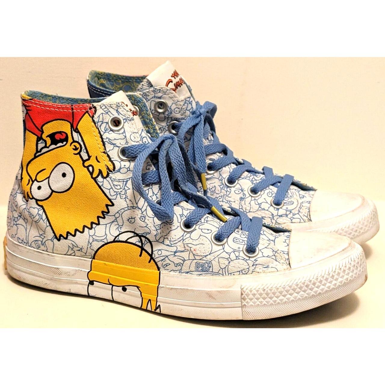 Simpsons on sale shoes converse