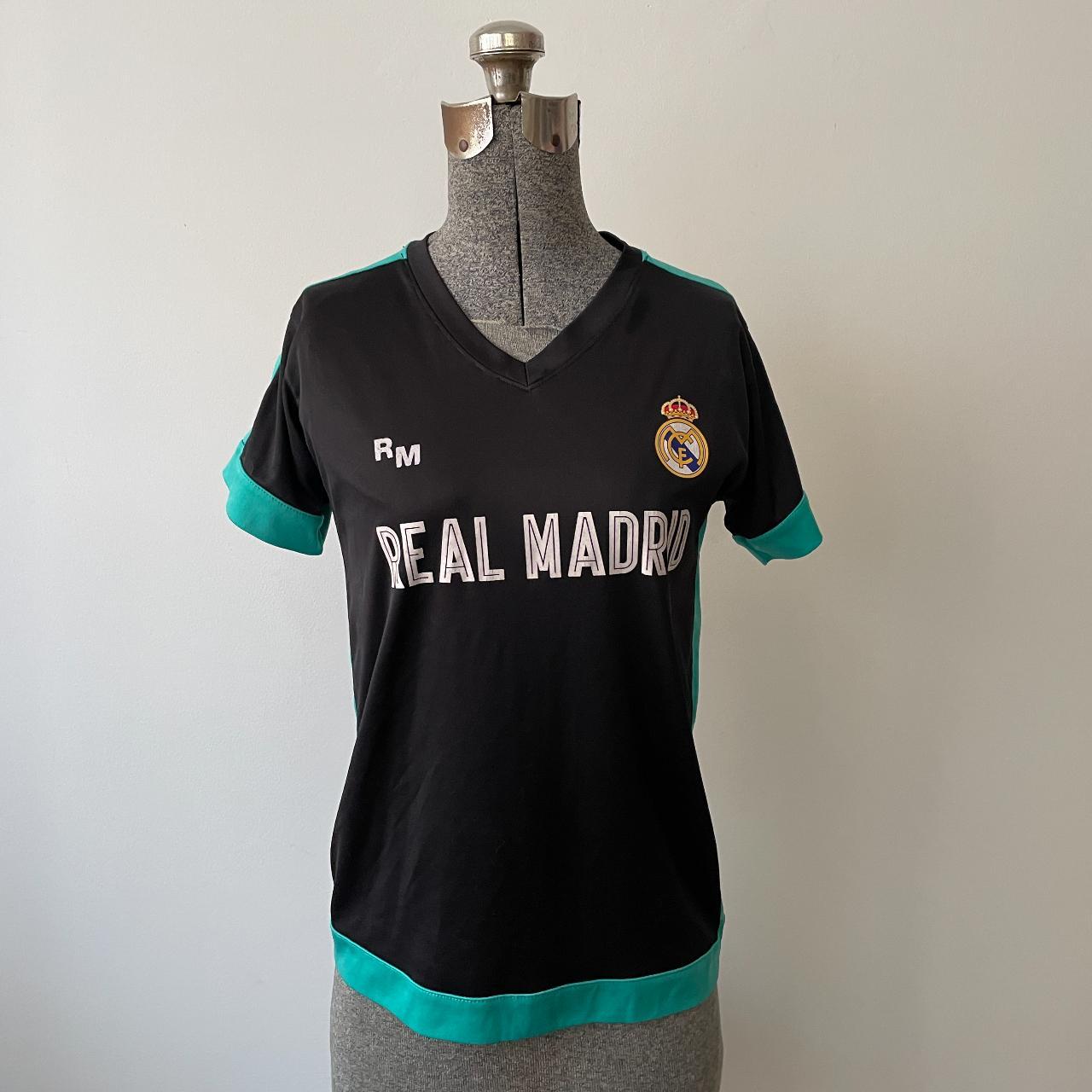 Pink Real Madrid soccer jersey - Depop