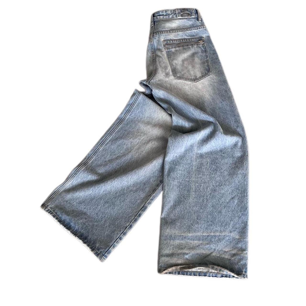 Baggy Light wash pants Only 75 pairs made 30x32 -... - Depop