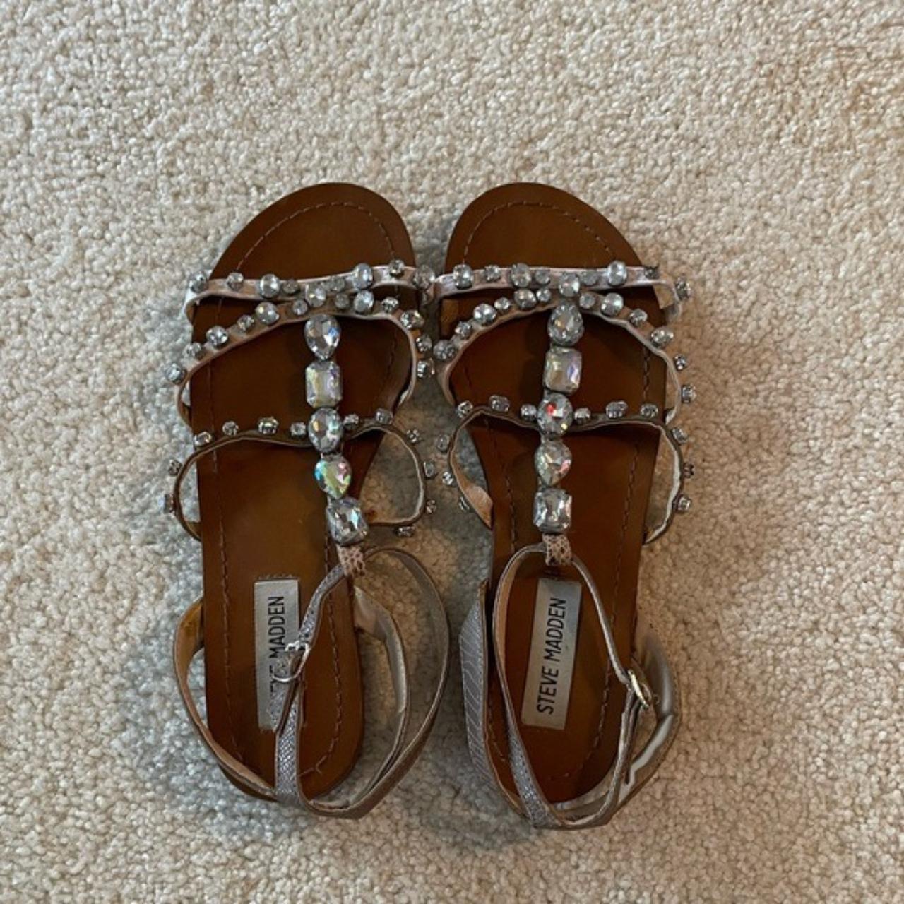 Rhinestone sandals best sale steve madden