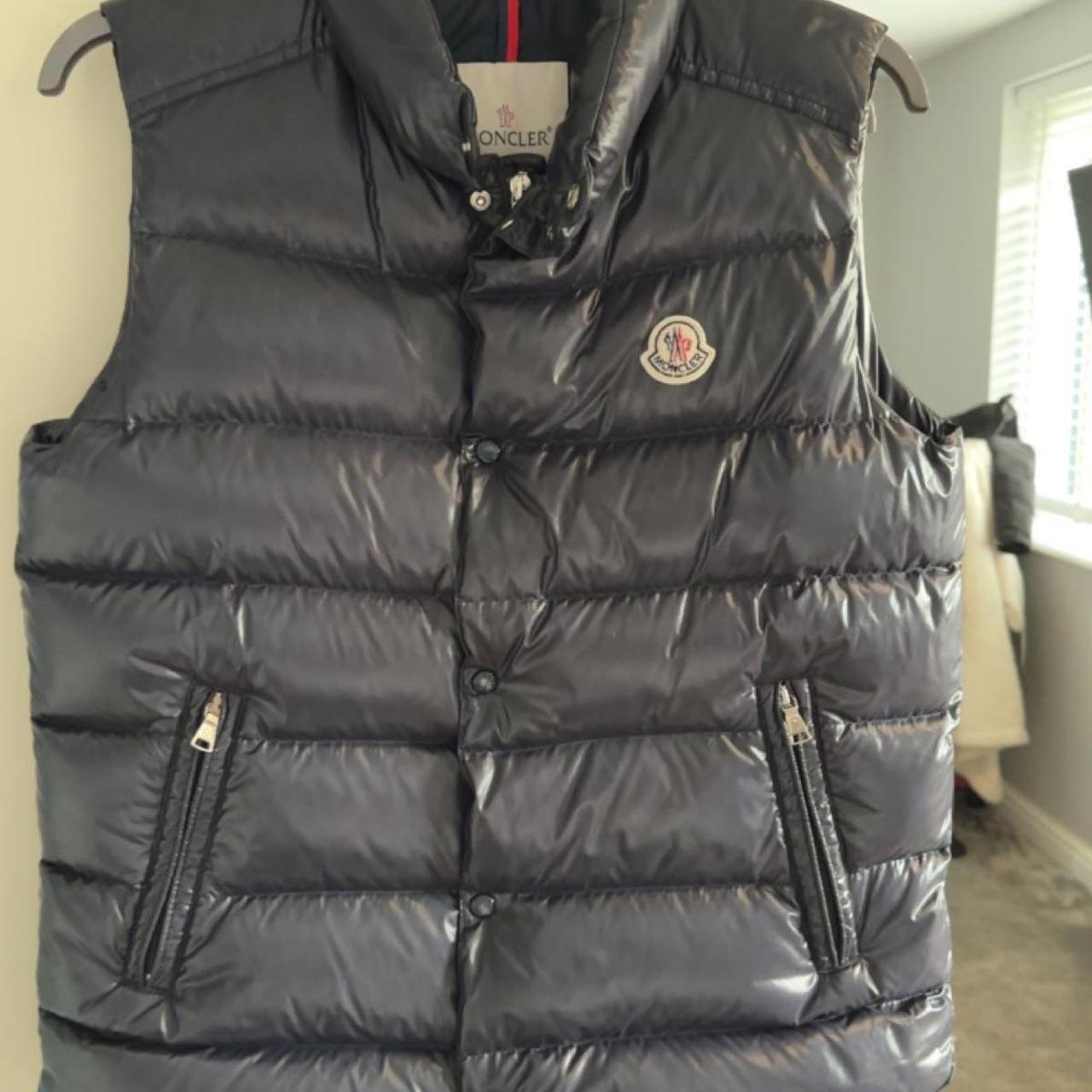 Moncler body warmer age 14 perfect condition - Depop