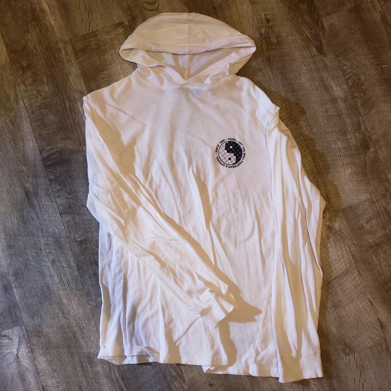 Vans white sale sweatshirt