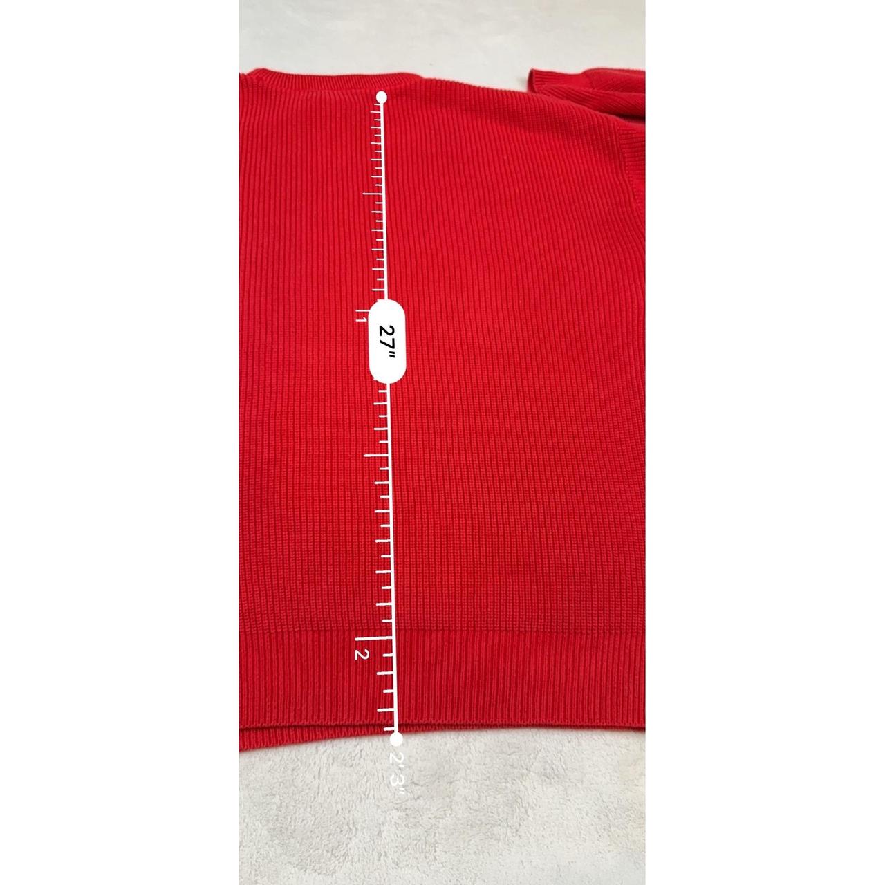 Vintage Men's Sweater - Red - L – Lord Jeff Mens … - image 6