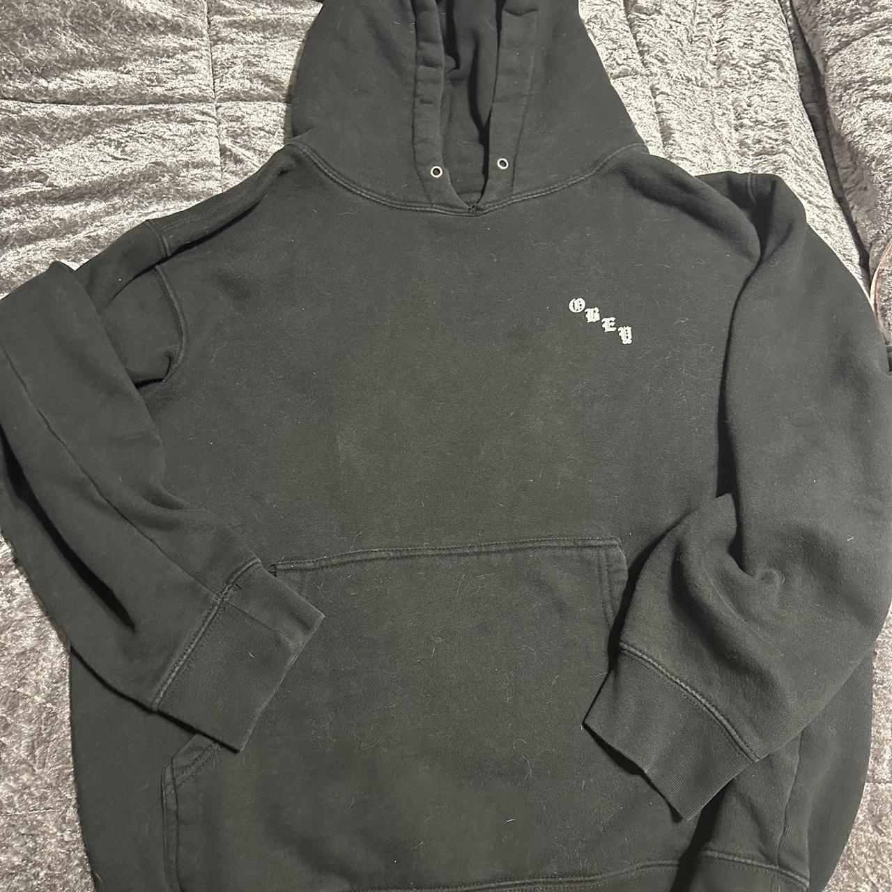 Obey black clearance rose hoodie