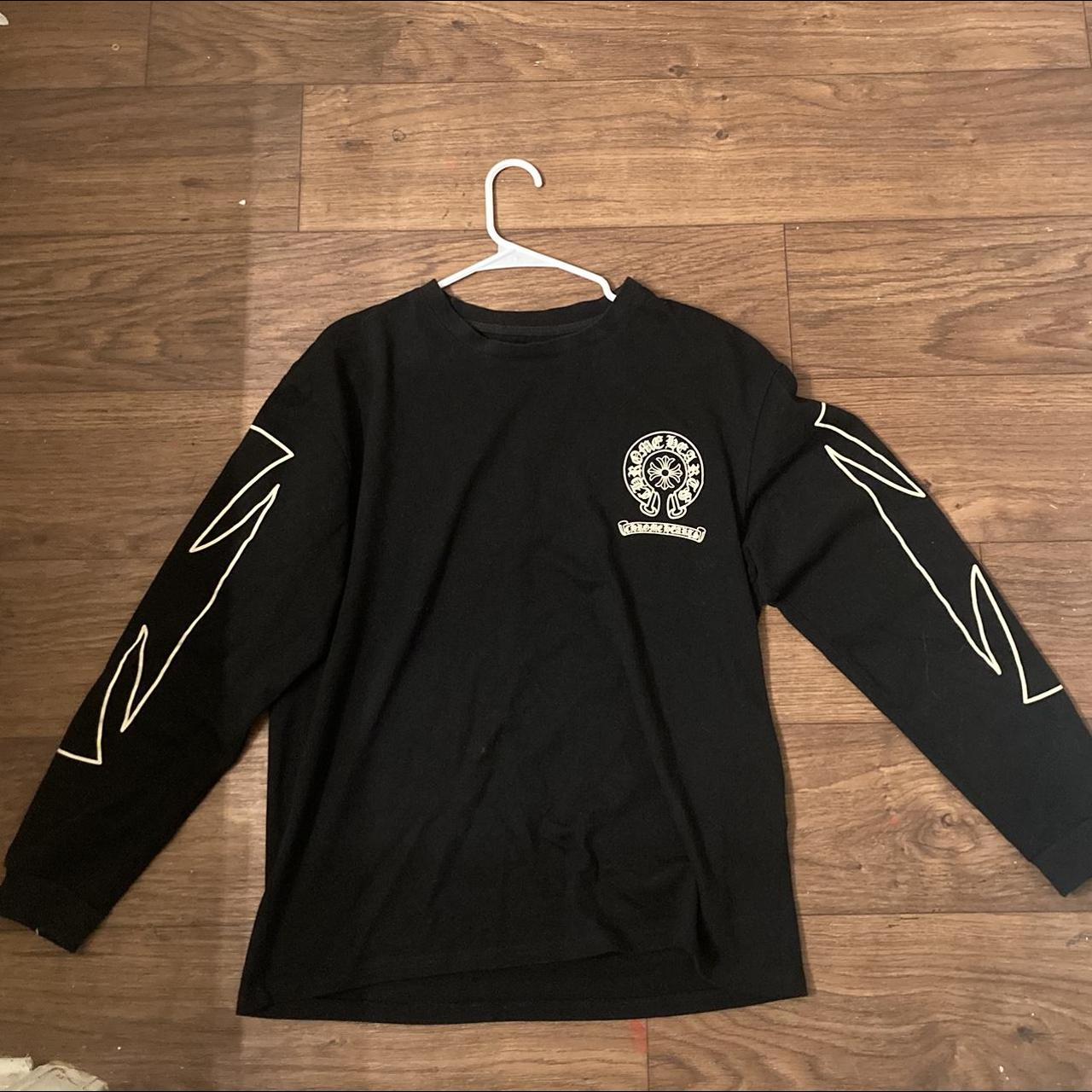 Chrome Hearts Men's Black Sweatshirt | Depop