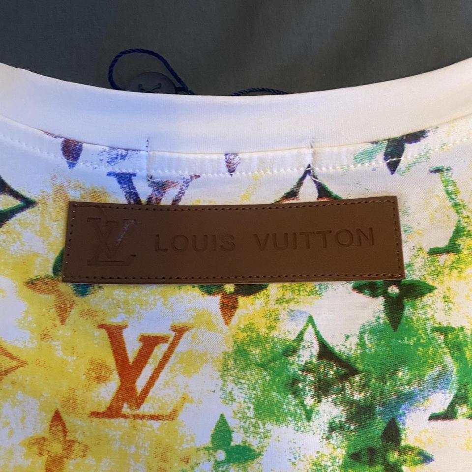 Louis Vuitton Rainbow Shirt Worn a dozen times - Depop