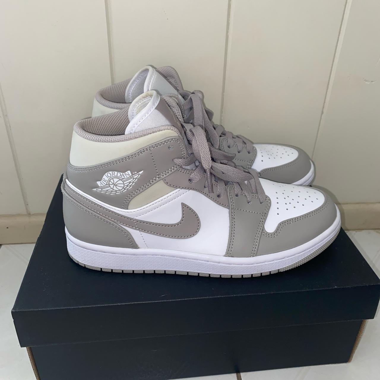 Air Jordan 1’s Mid ‘College Grey’ Men’s Size 7... - Depop