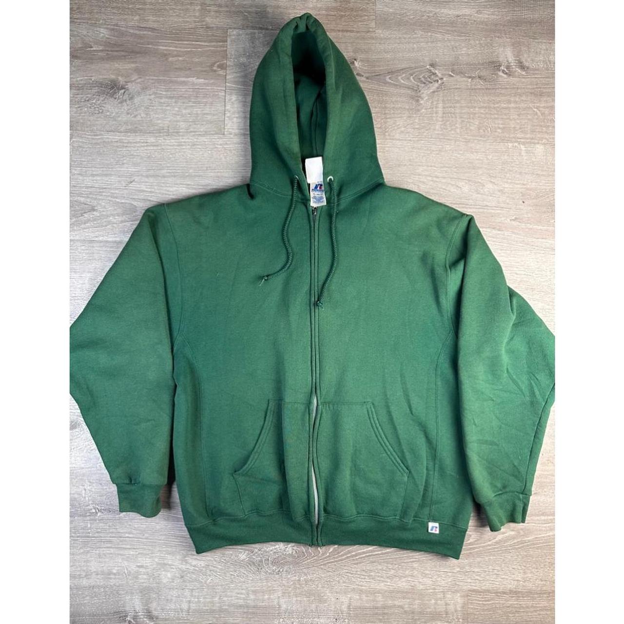 Vintage Russell Athletic Zip Up Hoodie Great... Depop