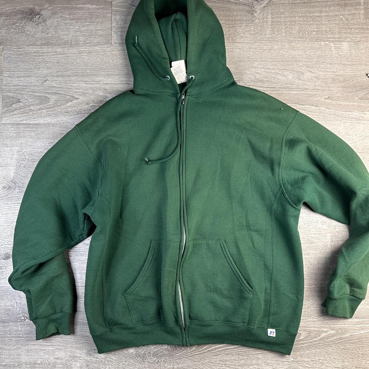 Vintage Russell Athletic Zip Up Hoodie Great... Depop