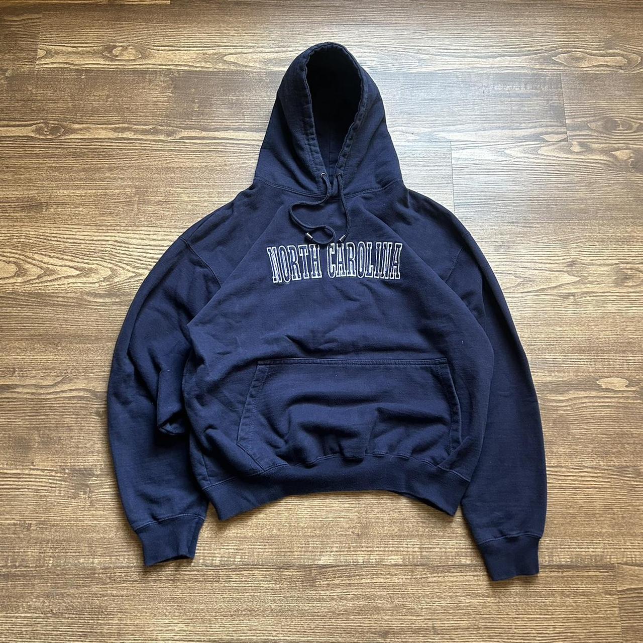 Vintage North Carolina hoodie Size XL, oversized,... - Depop