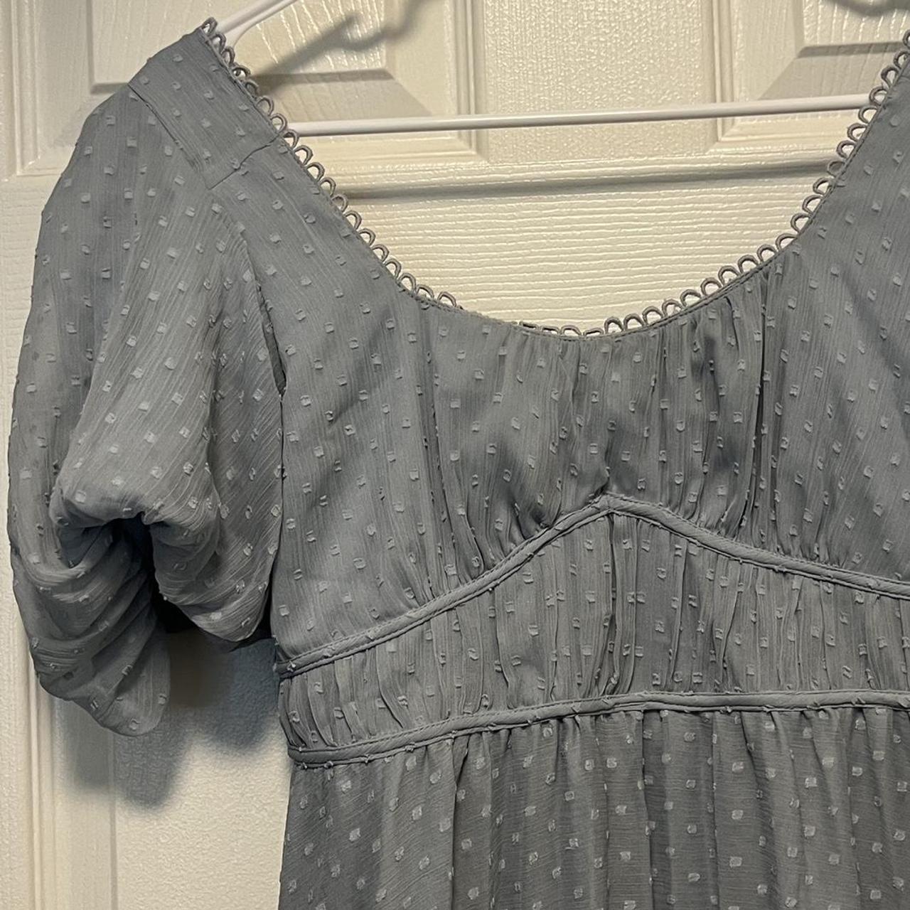 ASOS maxi pale blue dress worn once for bridesmaid... Depop