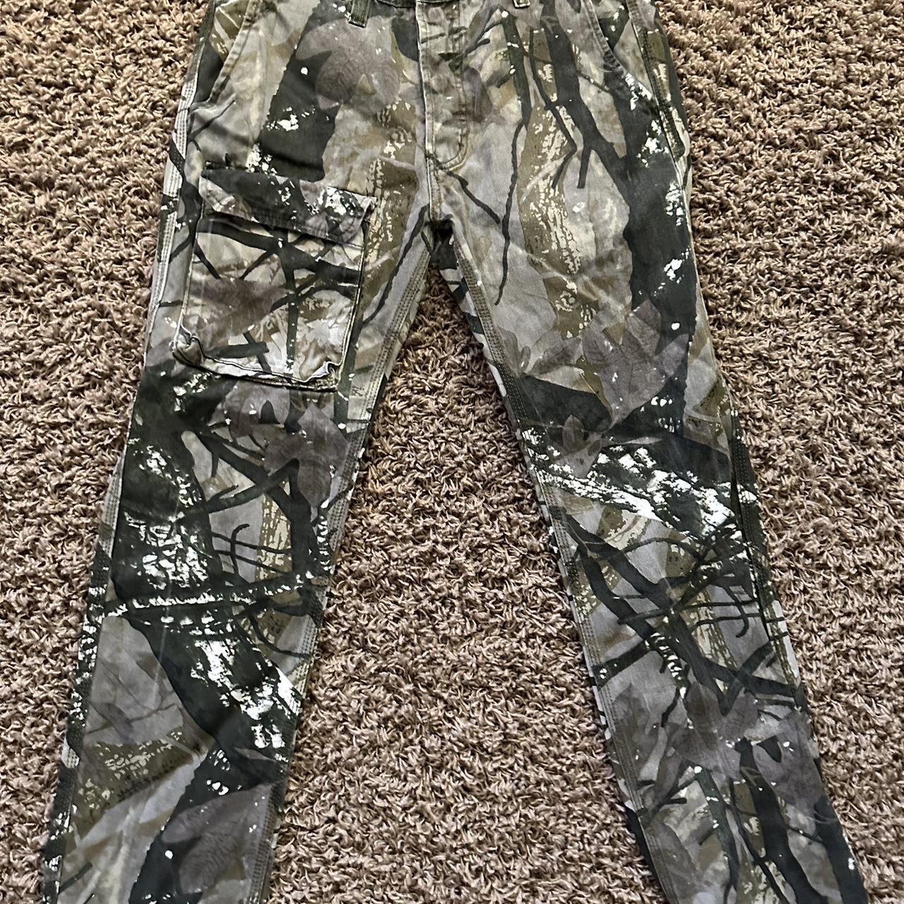 MNML Camo pants, size 30 waist - Depop