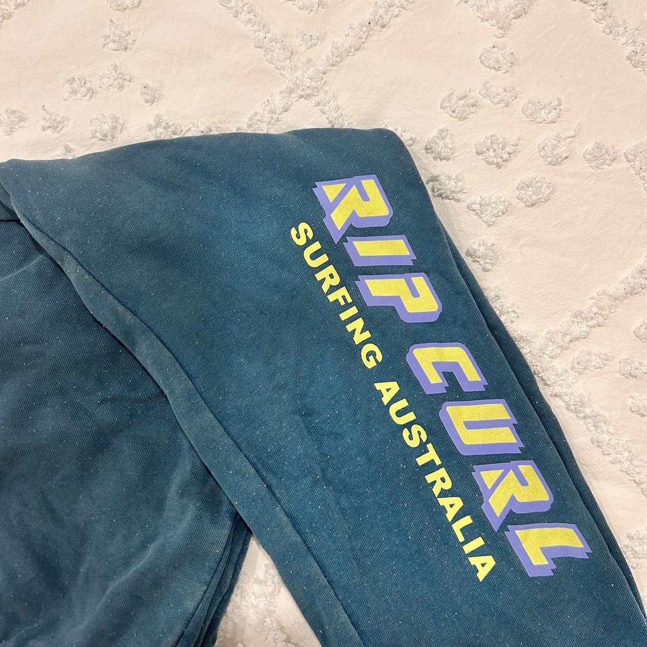 vintage teal ripcurl surfing tracksuit pants... Depop