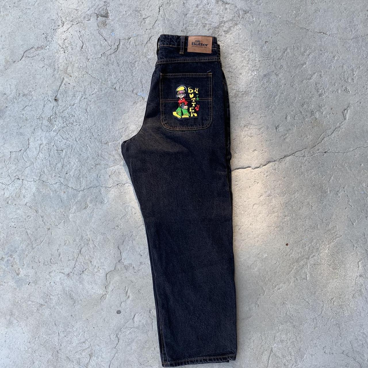 butter goods baggy pants with drawstring brand new... Depop