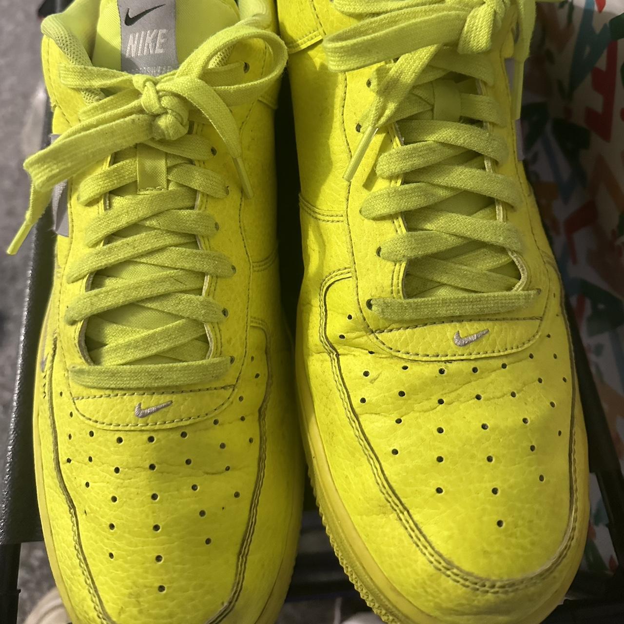 Nike Air Force 1 Utility Volt 2 Size 11 Worn a. Depop