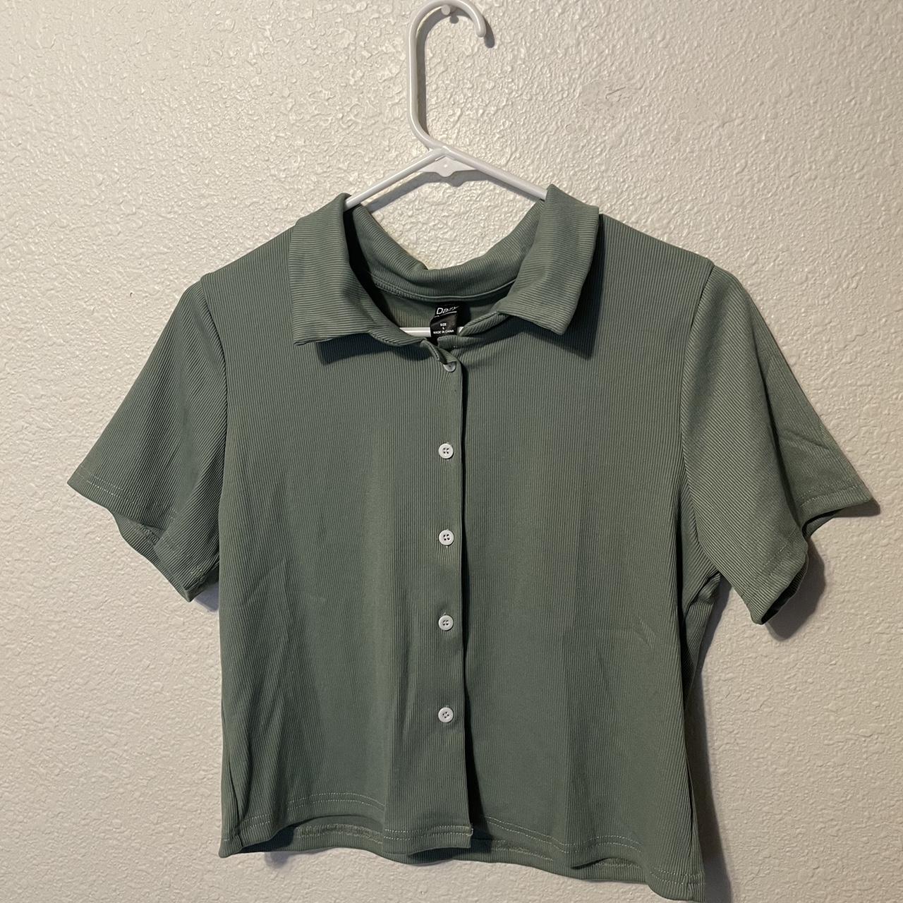 Women's Green Top | Depop