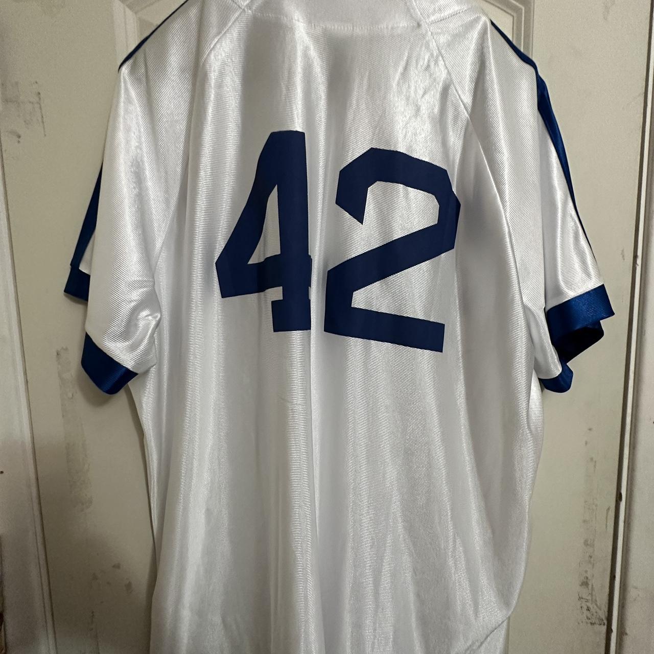 LA DODGERS Jackie Robinson #42 Zip Up JERSEY MLB SGA SHIRT ADULT