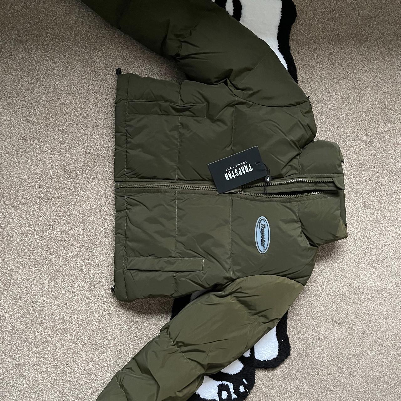 Trapstar Women's Khaki Coat Depop