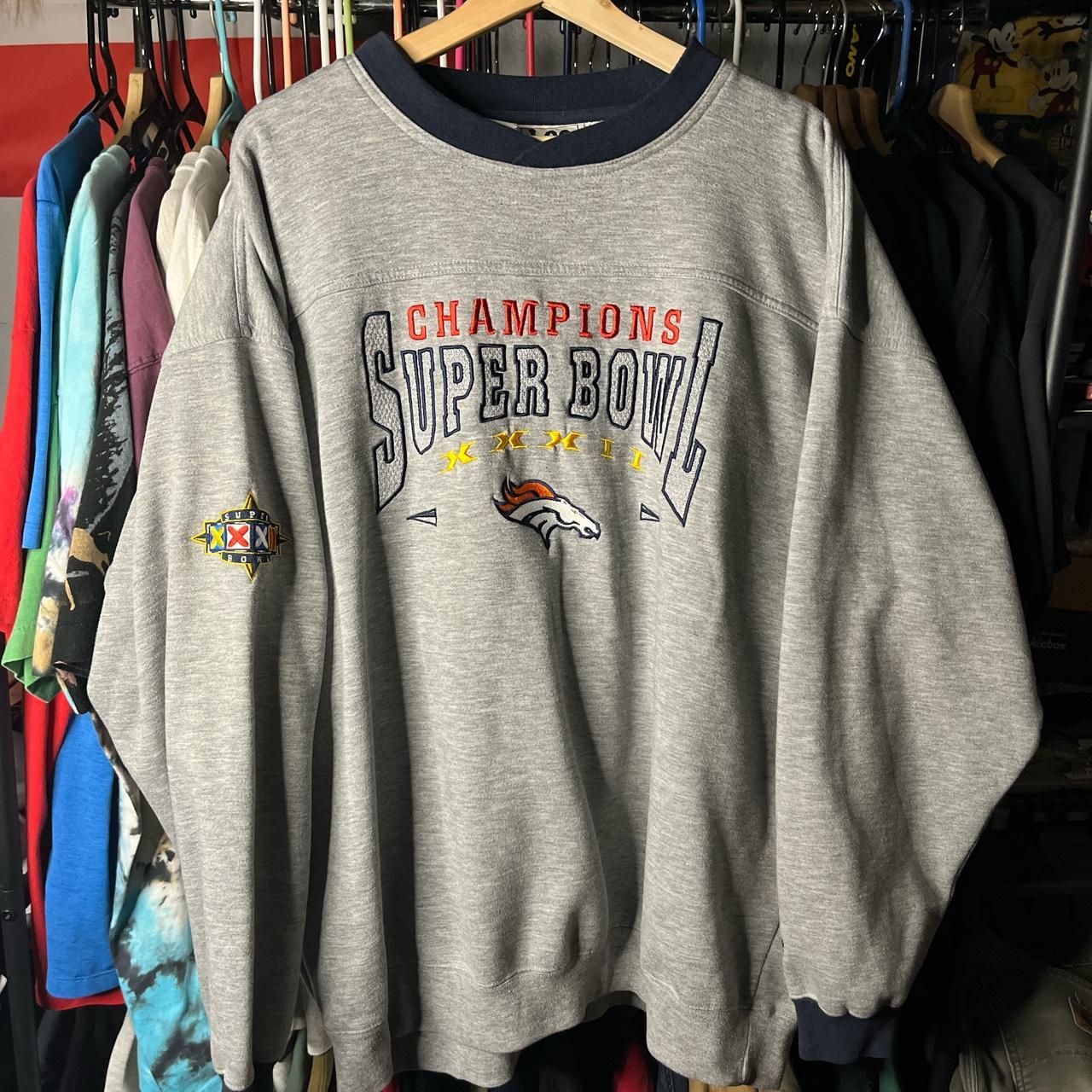 Denver Broncos Super Bowl sweater Championship team - Depop