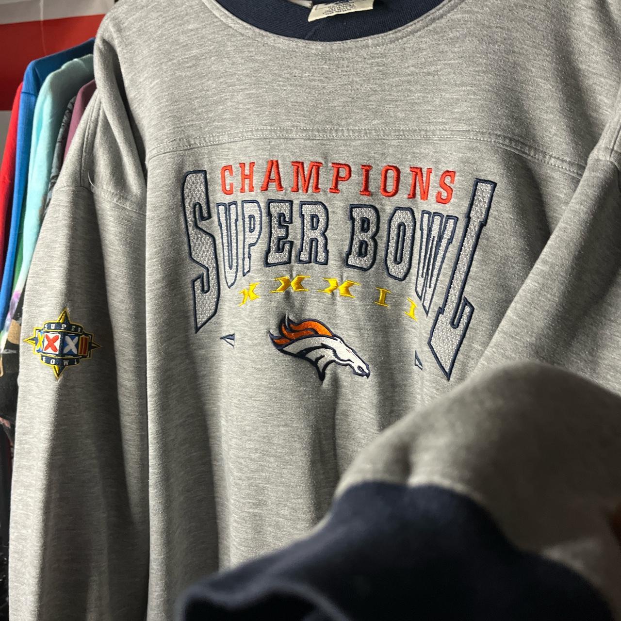 Denver Broncos Super Bowl sweater Championship team - Depop