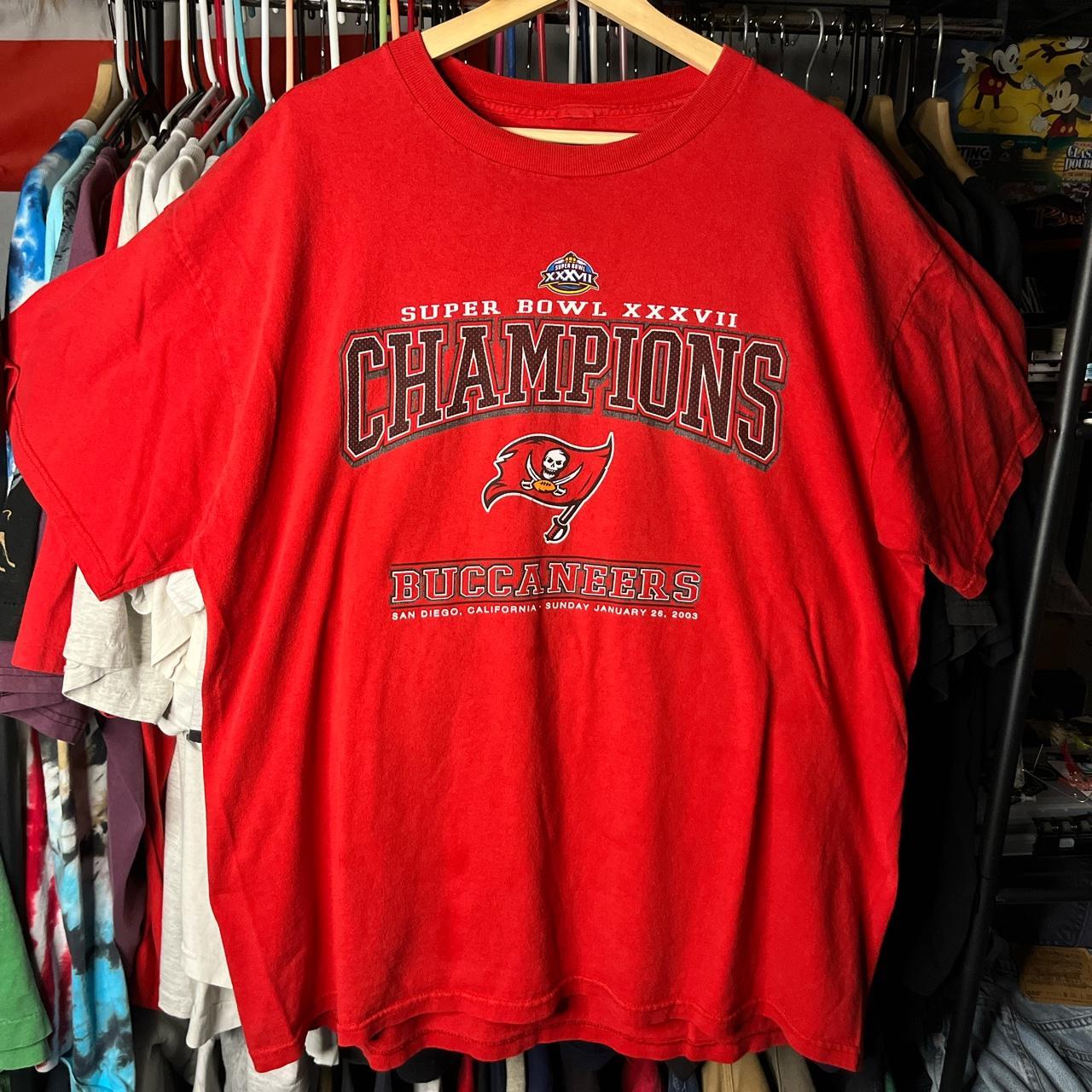 NFL, Shirts, Tampa Bay Buccaneers Super Bowl Champion Shirt Red