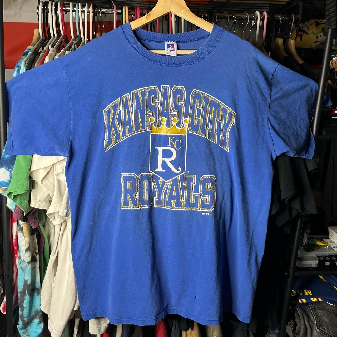Vintage T Shirt. Vintage Kansas City Royals Baseball - Depop