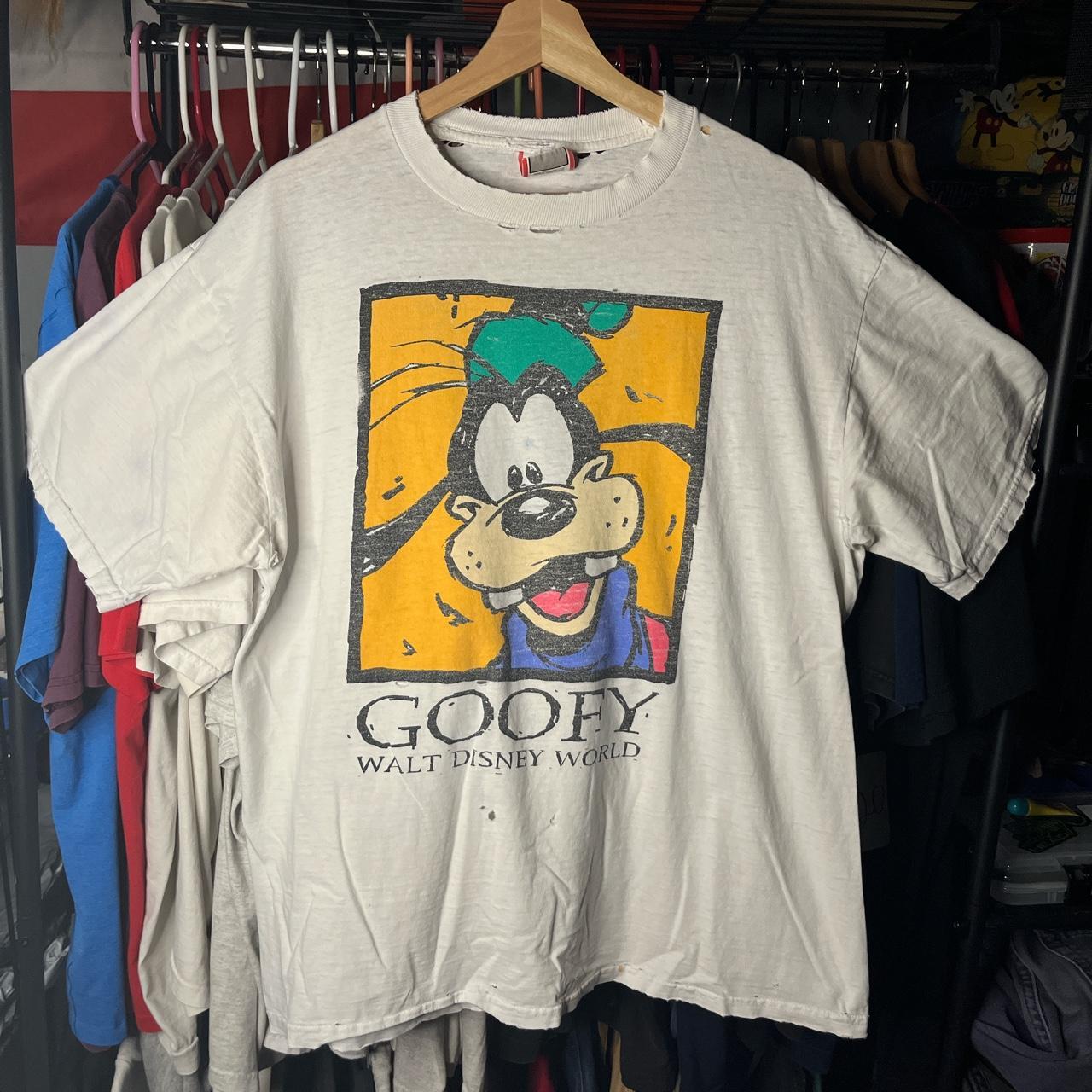 90s Disney Goody tee. Trashed tee. Does not have a... - Depop