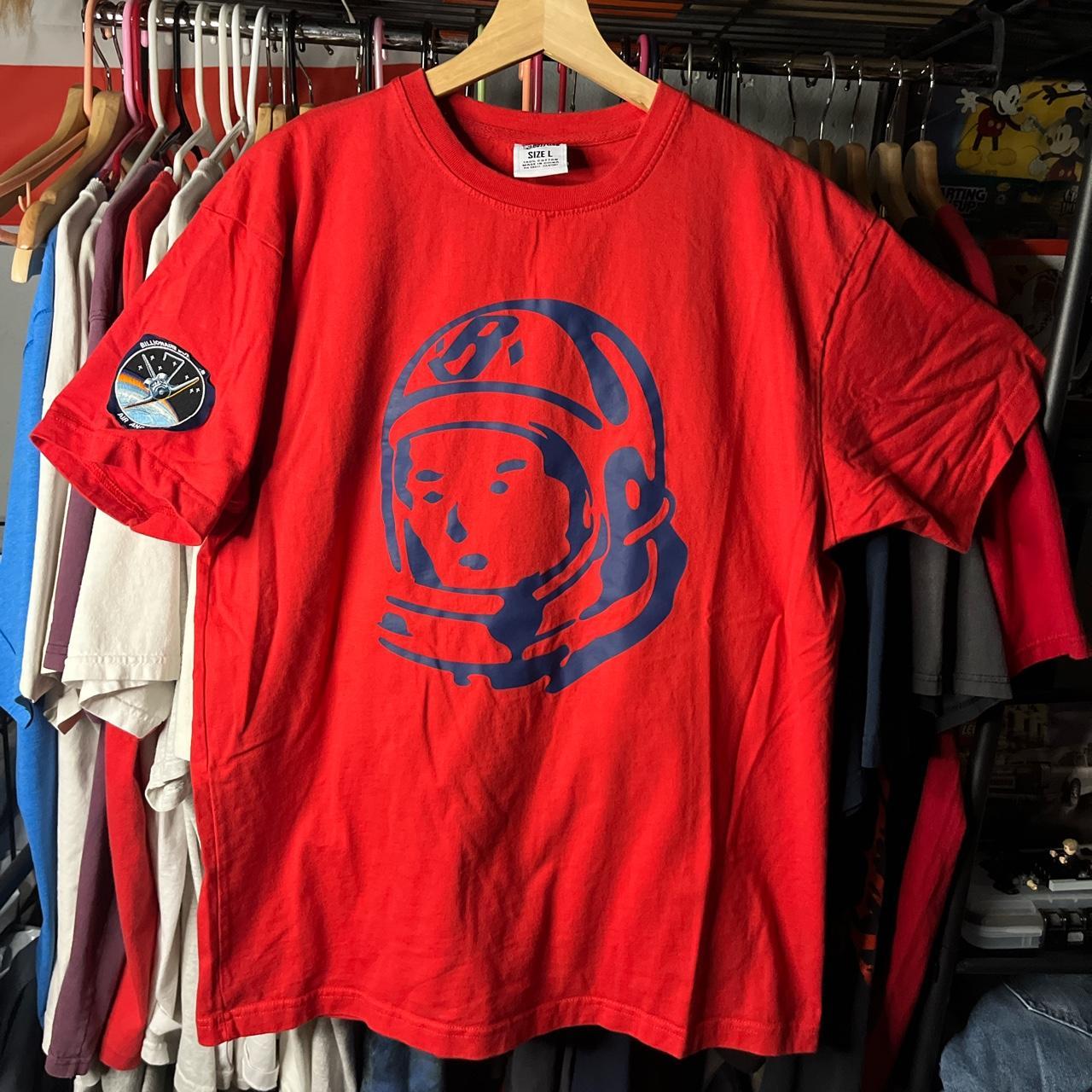 Billionaire boys club red 2024 shirt