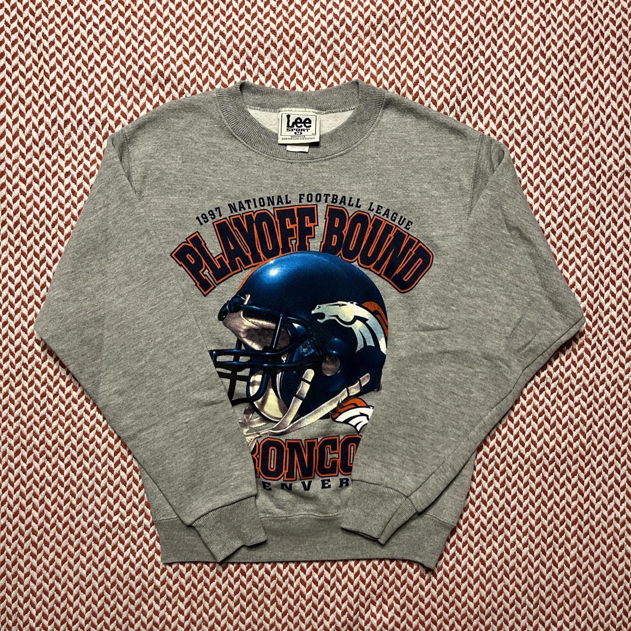 Denver Broncos football helmet vintage shirt, hoodie, sweater