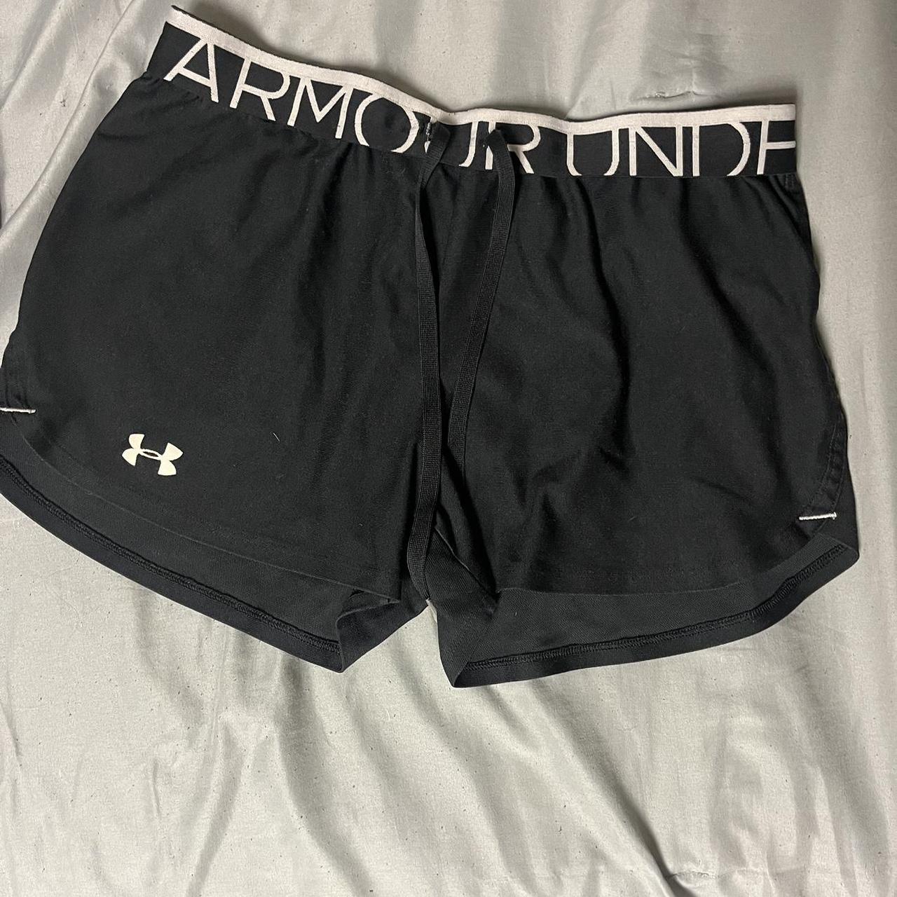 black under armour shorts size medium #black... - Depop