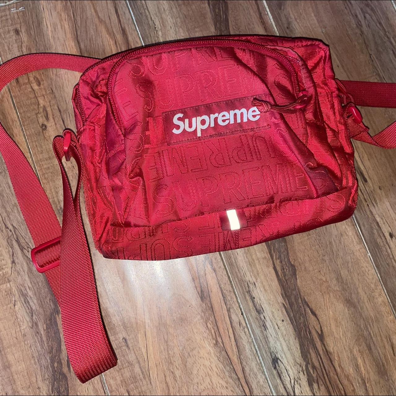 Supreme Men's Red Bag | Depop