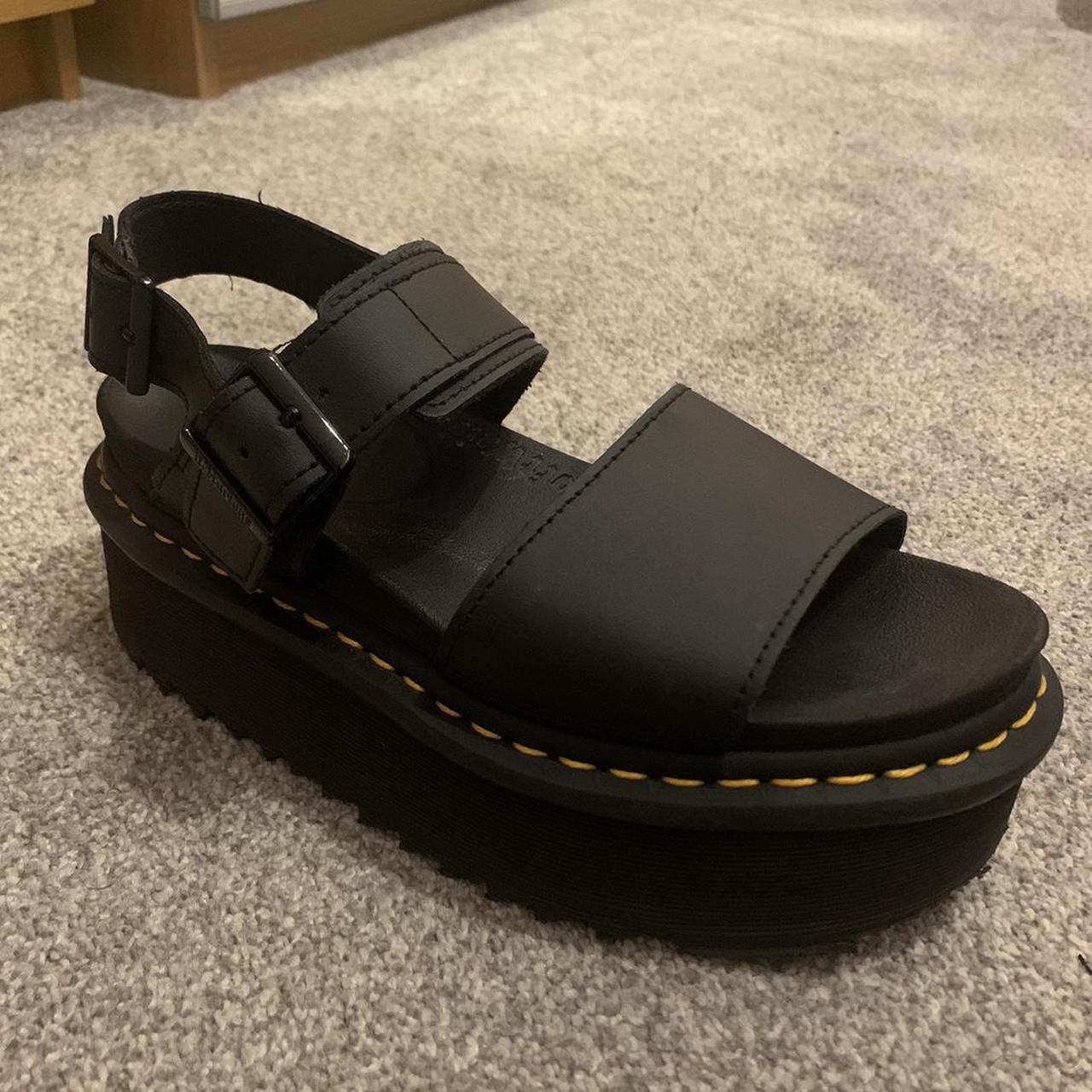 Doc martens voss quad sandals Only worn once out,... Depop