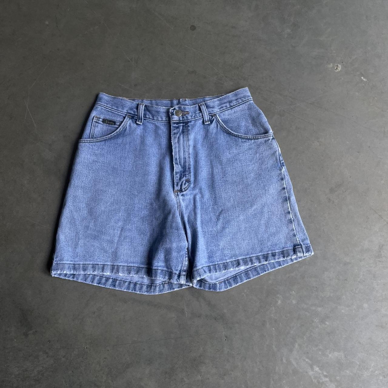 S Wrangler Jorts Waist Inseam Leg Depop