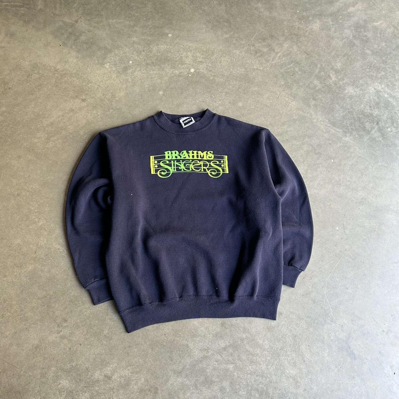 90’s Brahms Singers Sweatshirt Size Large 22.5 x 25.5 - Depop