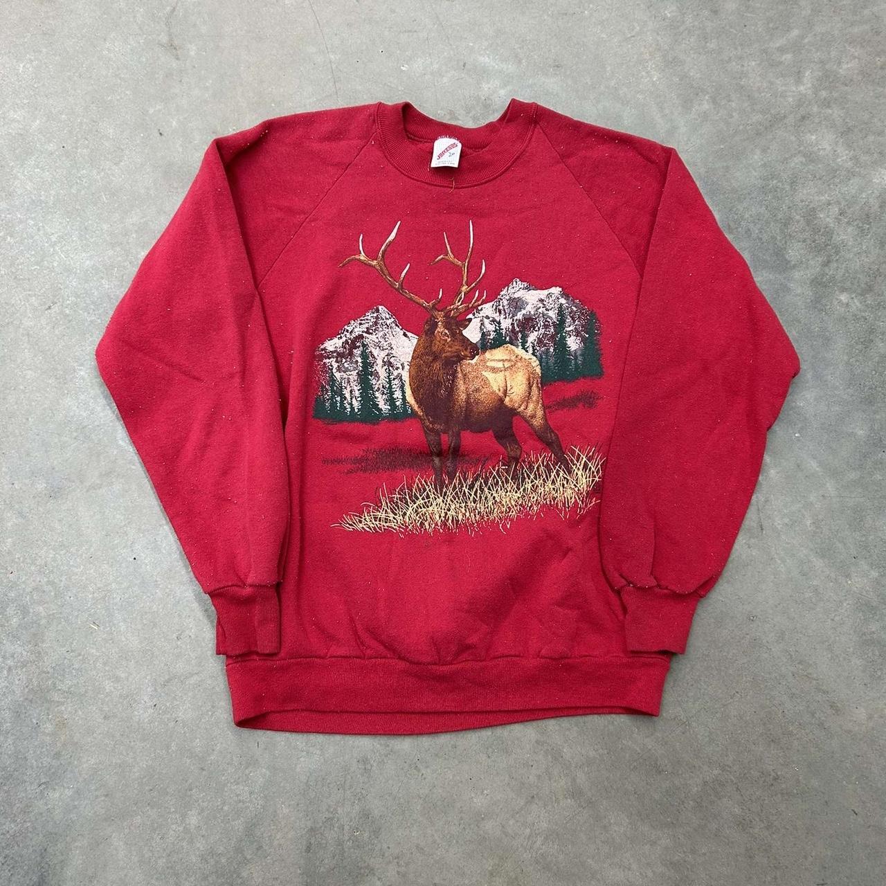 80’s Nature Animal Crewneck Size Large 20.5 x 26... Depop