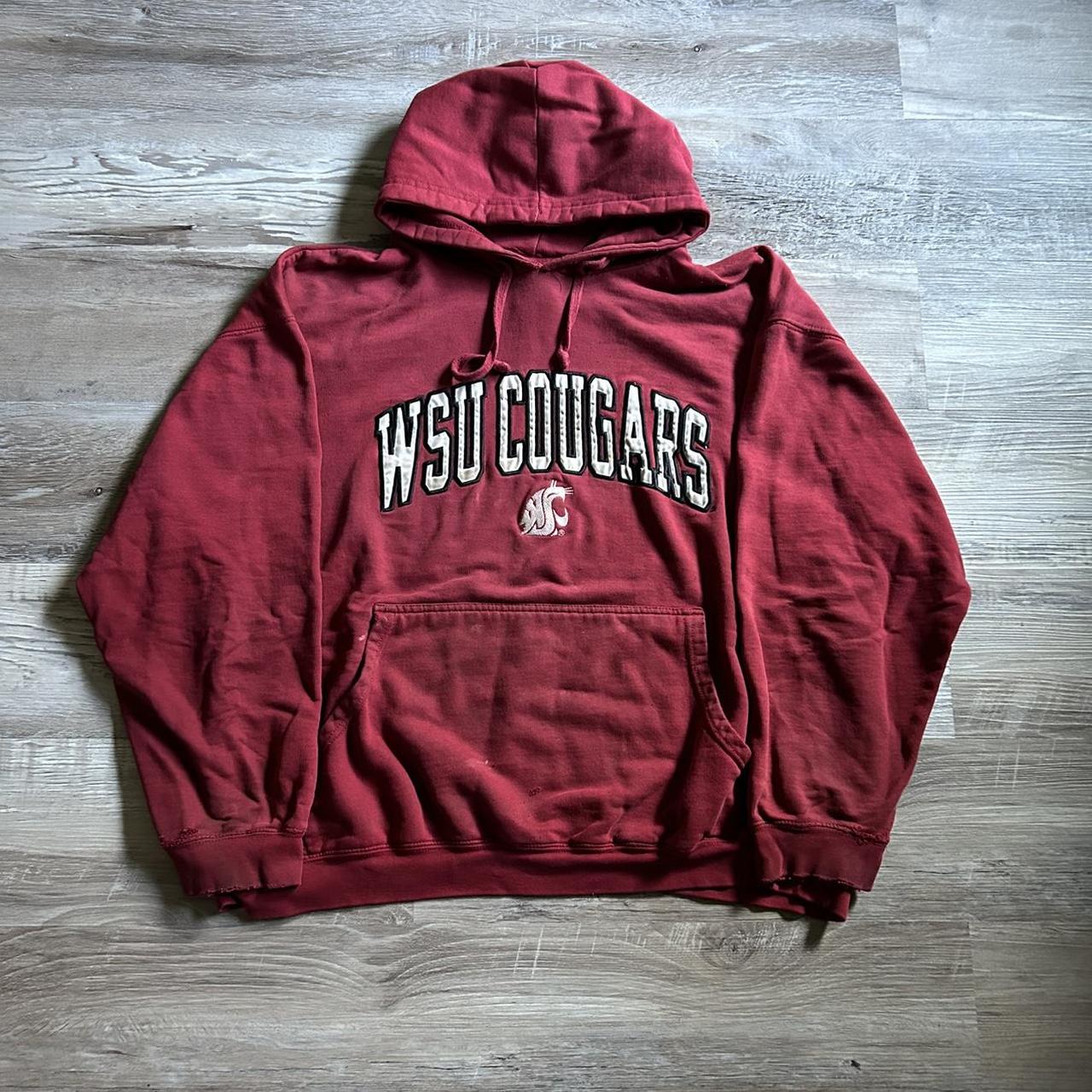 Washington State Cougars Heavyweight Hoodie Size... - Depop