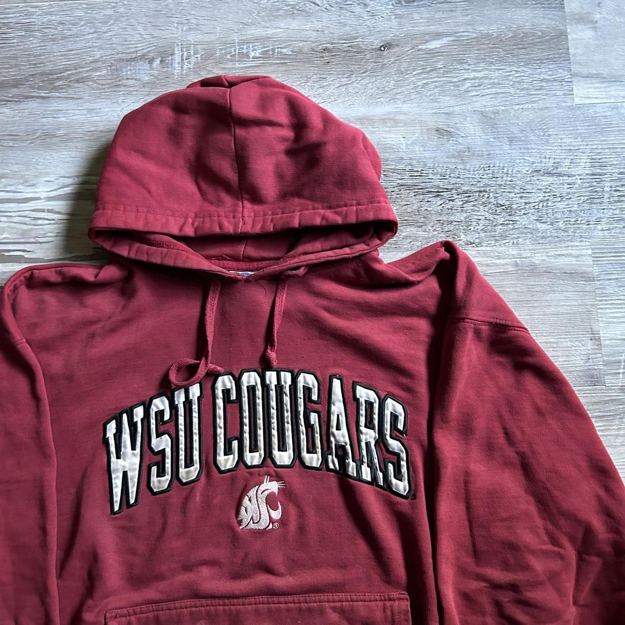 Washington State Cougars Heavyweight Hoodie Size... - Depop