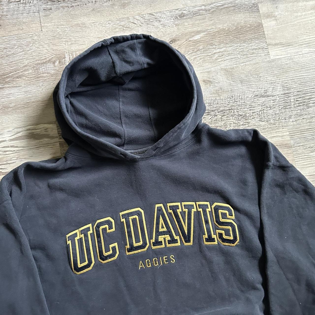 Vintage UC David Heavyweight Hoodie Size XL 25.5 x 28 Depop