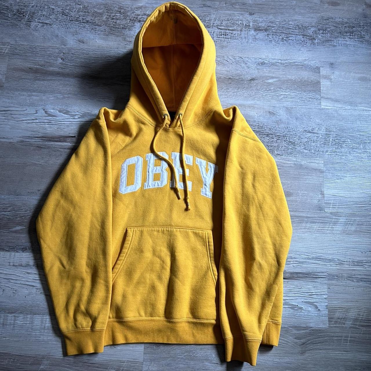 Essential Obey Hoodie Size Medium / Large 23 x 26 Depop