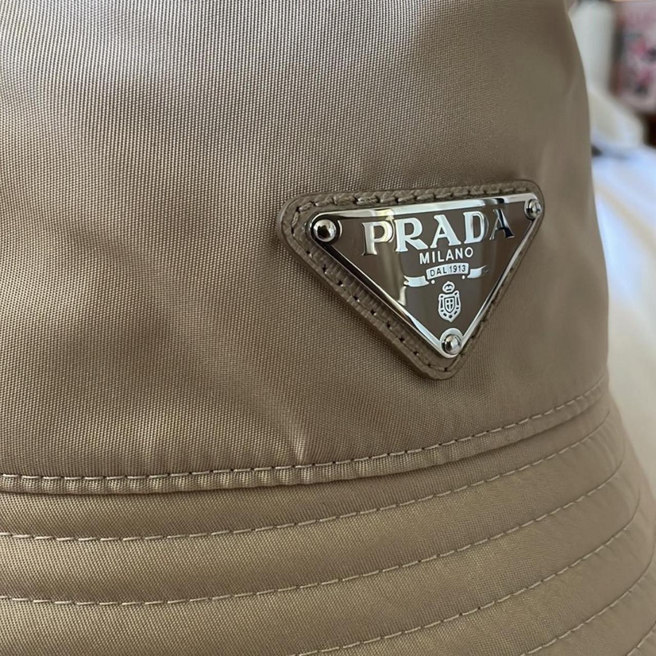 Prada bucket hat Brand new never worn Size one size - Depop