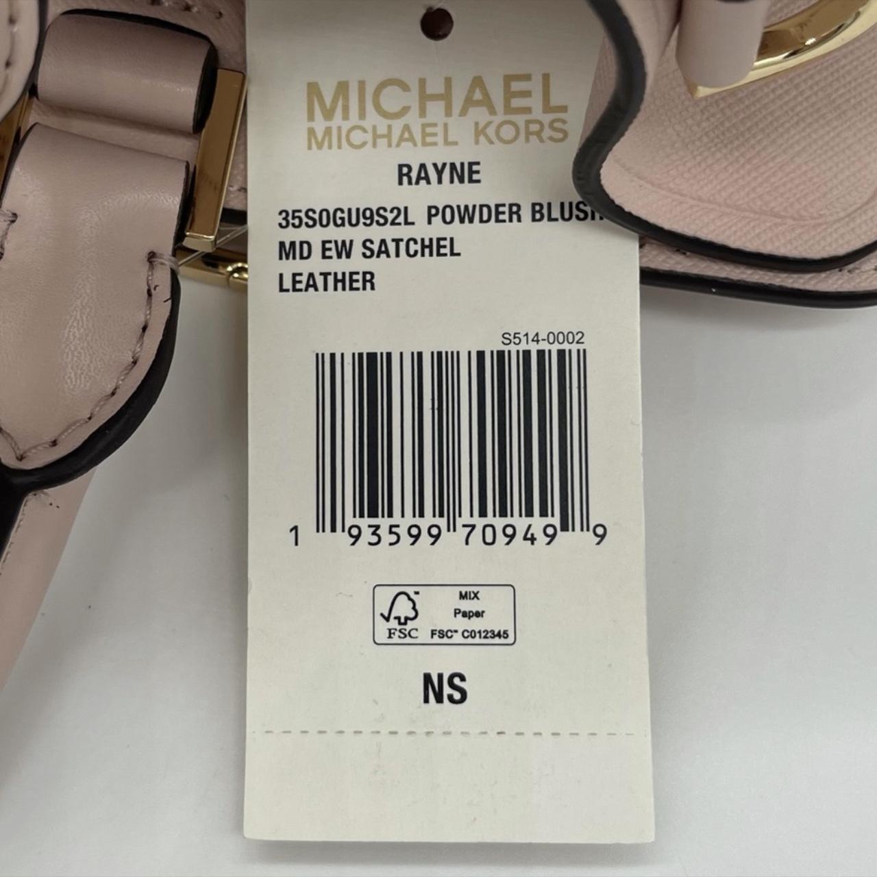 Brand New Michael Kors Rayne Medium Saffiano Leather Satchel With