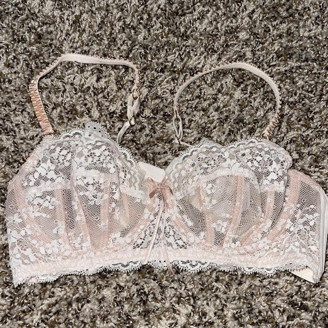 REPOP!! Strapless Nude bra this is listed as size - Depop