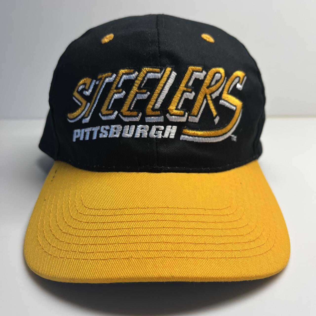 Vintage Pittsburgh Steelers Hat NFL Cap Snapback - Depop