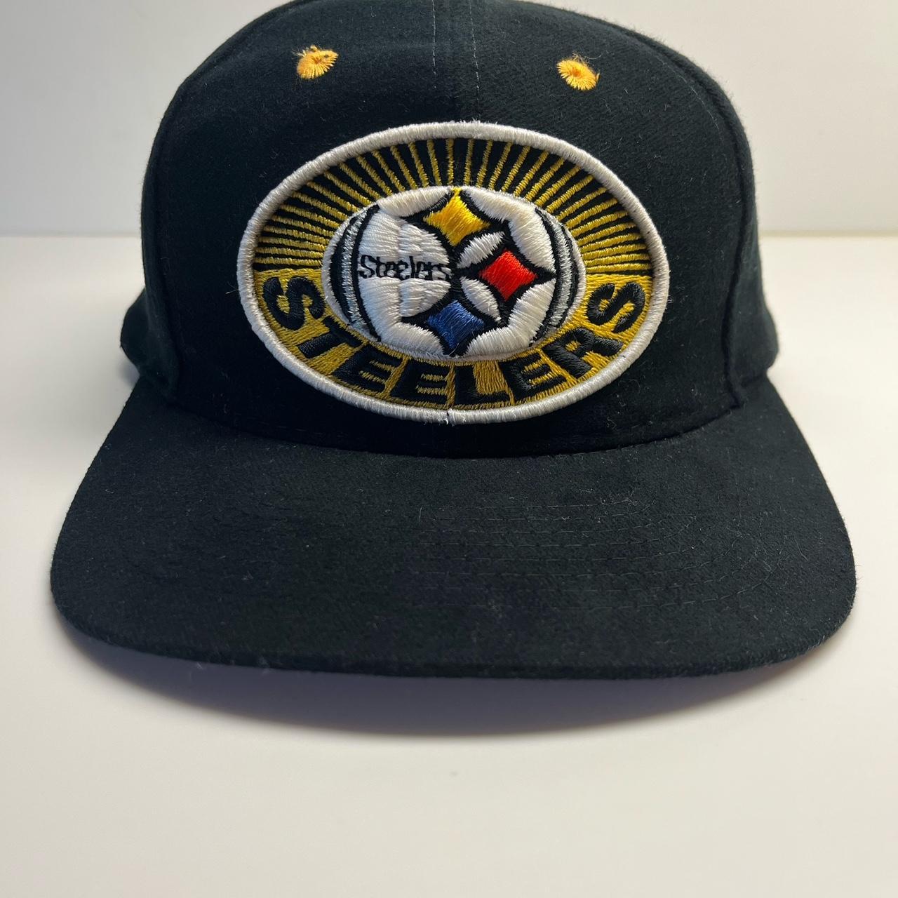 Vintage Steelers Snapback Pre-owned Washed - Depop