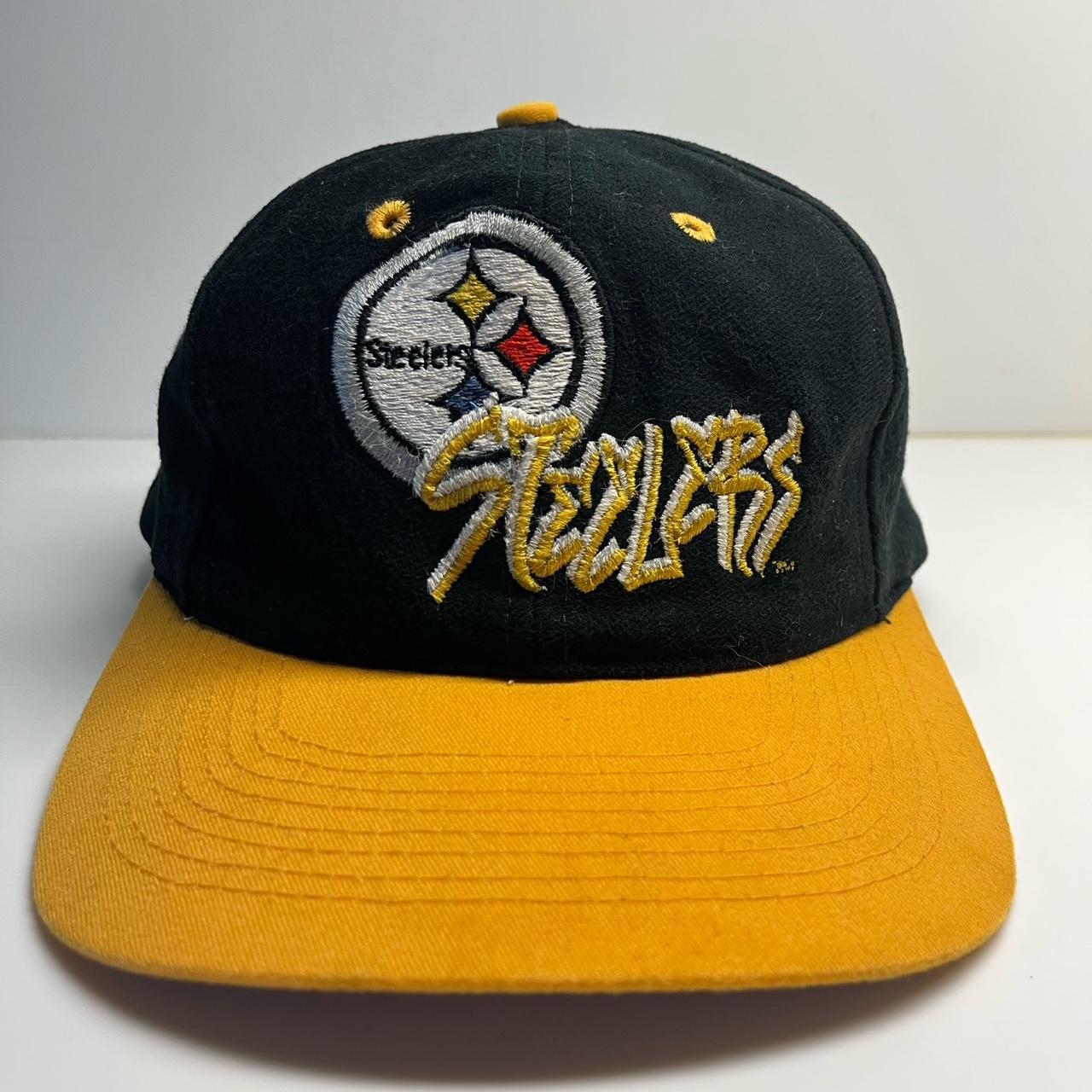 Vintage Steelers Snapback Pre-owned Washed - Depop