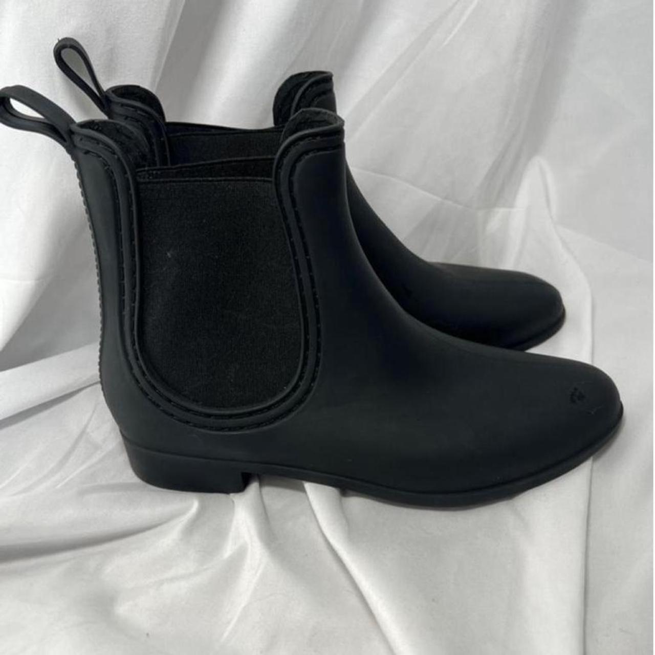 Jeffrey Campbell Play black Chelsea rain boots. They. Depop