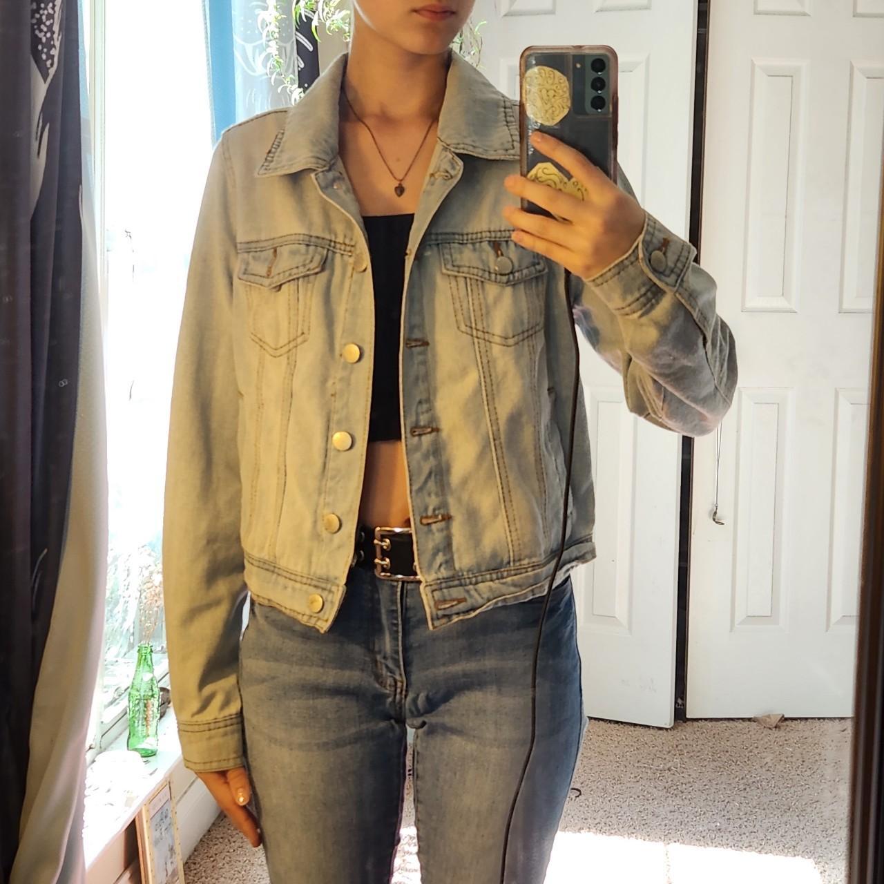 Women's Blue Jacket Depop